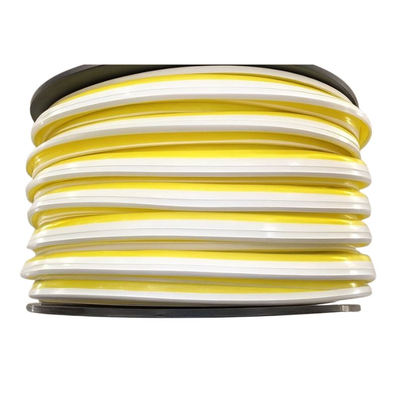 GX- TIRA NEON 2da GEN 12V 120L/M 1M 6MM AMARILLO LIMON