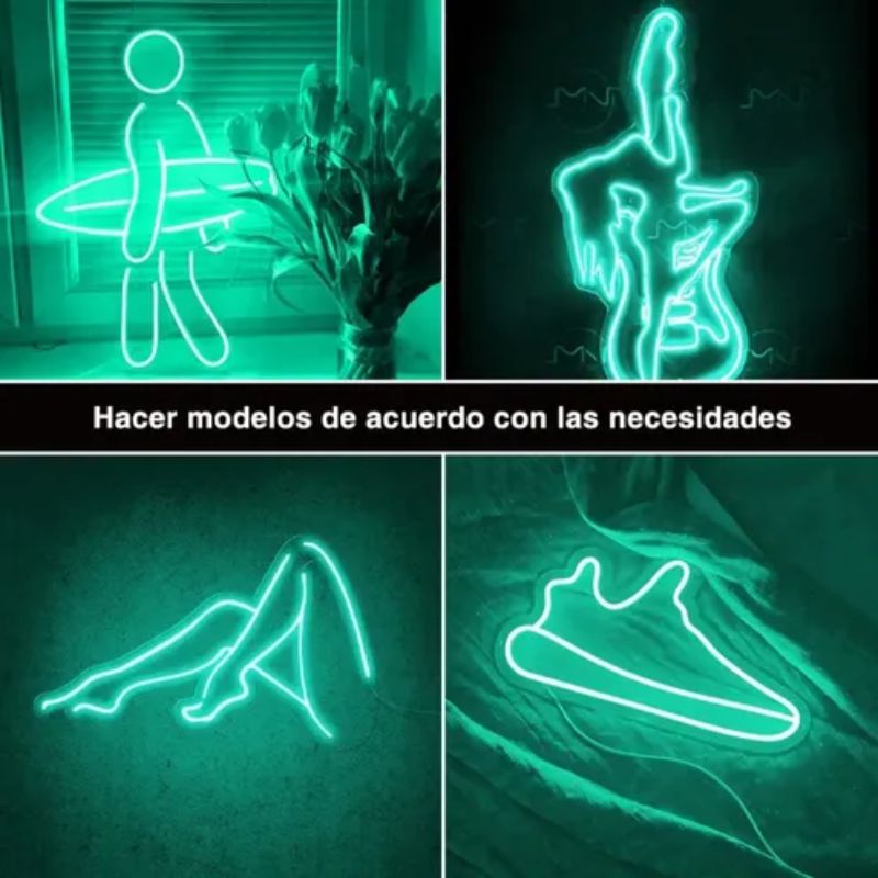 GX- TIRA NEON 2da GEN 12V 120L/M 1M 6MM VERDE MARS