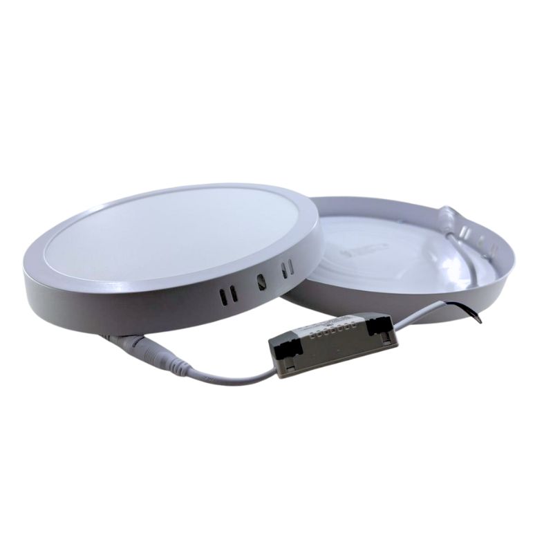 ILV- PANEL SOBREPONER REDONDO 18W BLANCO FRIO 2PACK
