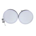 ILV- PANEL SOBREPONER REDONDO 18W BLANCO FRIO 2PACK
