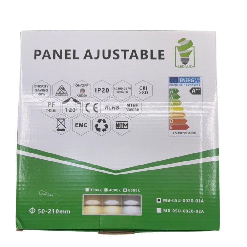 ILV- SLIM AJUSTABLE 20W BLANCO FRÍO