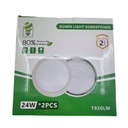 ILV- PANEL SOBREPONER REDONDO 24W BLANCO FRIO 2PACK