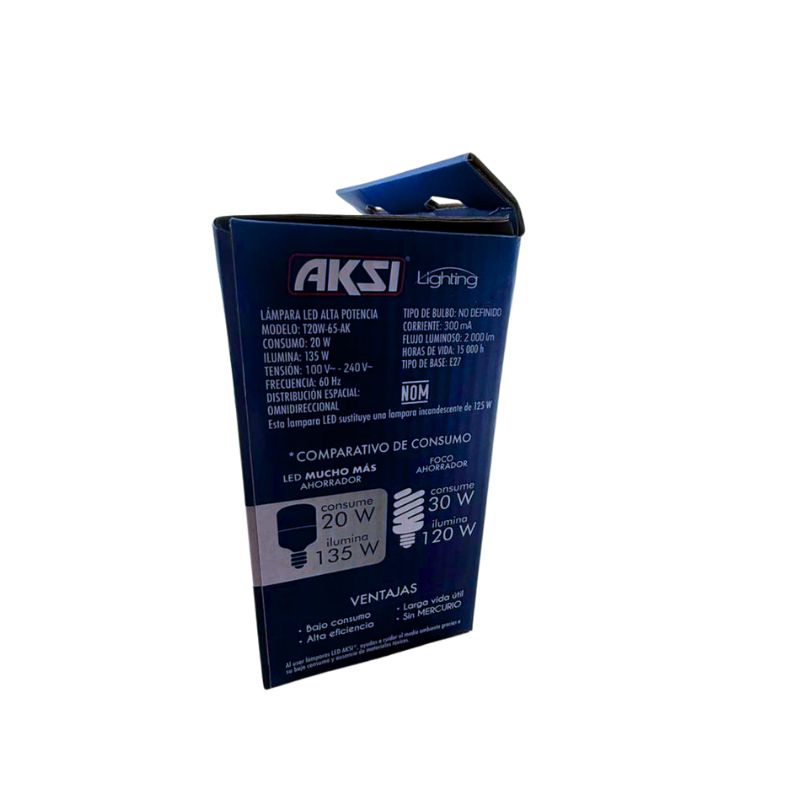 AKS- FOCO LED ALTA POTENCIA 20W 2PACK