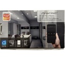 INN - PLACA LUXURY SMART WiFi BT APAGADOR DE 2 INTERRUPTORES NEGRO
