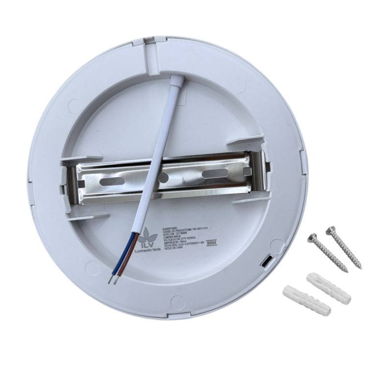 ILV- PANEL REDONDO SOBREPONER 12W LUZ FRIA