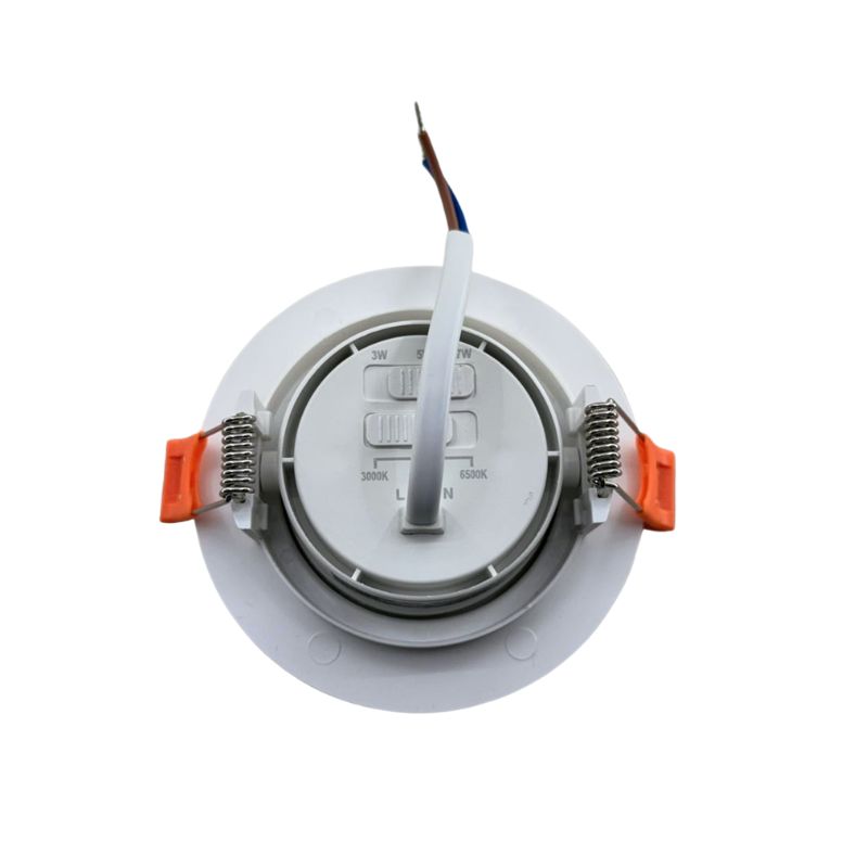 INN- EMPOTRABLE LED REDONDO MINI  3W/5W/7W BLANCO 3 TONOS