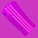 10pz MODULO 3 LEDS 2835 12v ROSA