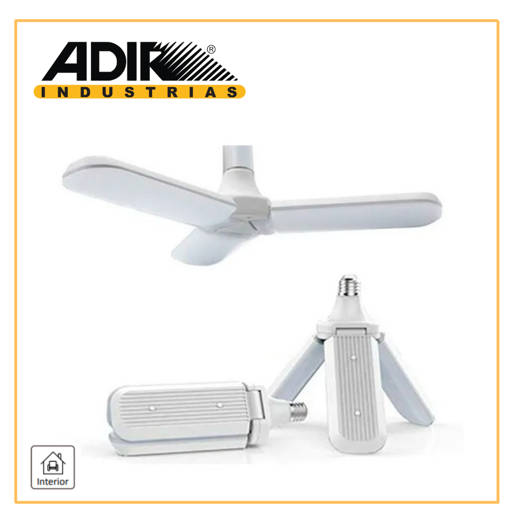 ADI- LÁMPARA LED 40W TIPO VENTILADOR E27 BLANCO