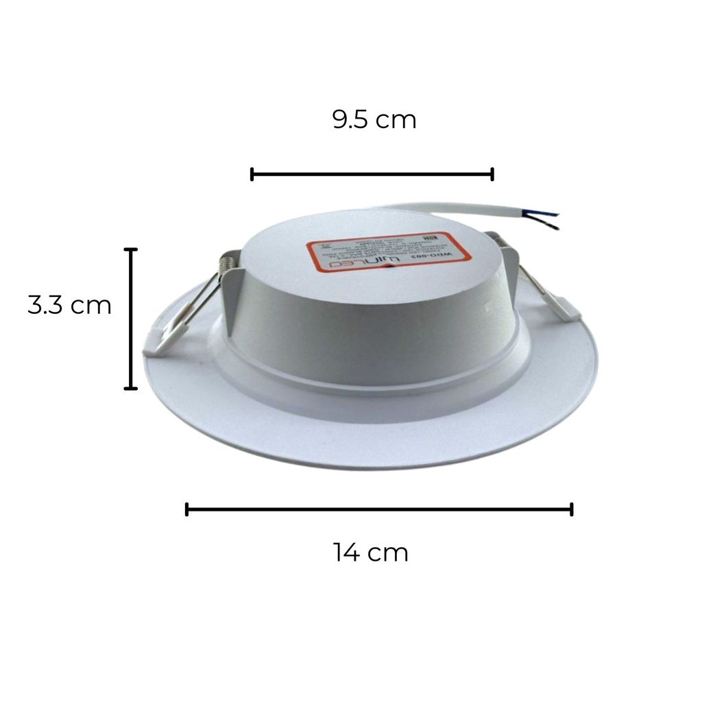 WIN- PANEL LED REDONDO EMPOTRABLE 5W B FRIO