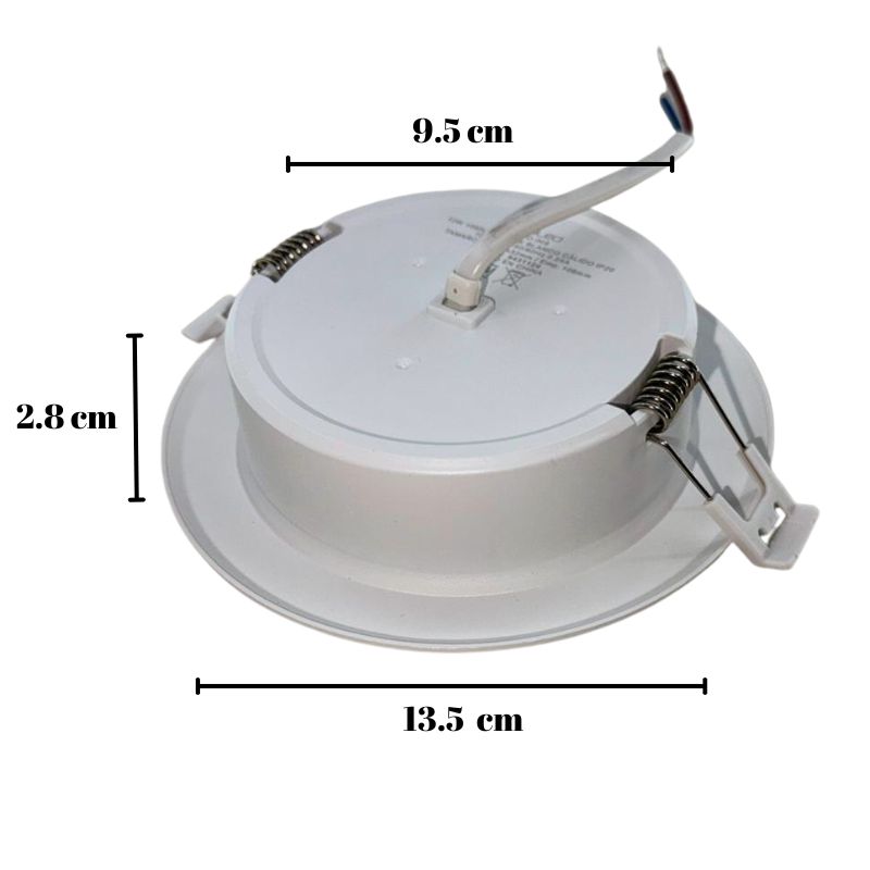 WIN- PANEL LED REDONDO EMPOTRABLE 12W B CALIDO