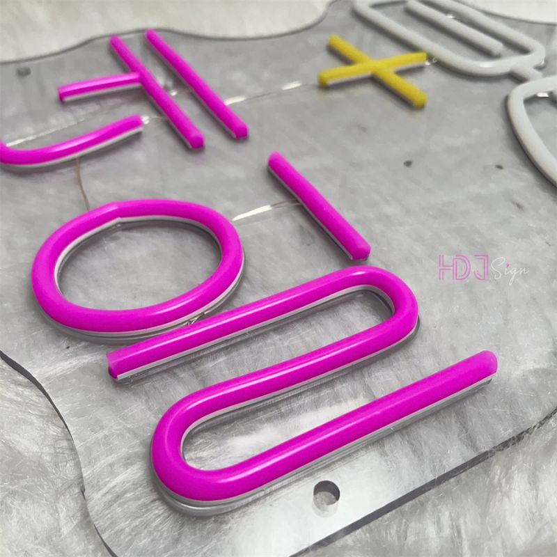 GX- TIRA NEON 2da GEN 12V 120L/M 1M 6MM ROSA FUERTE