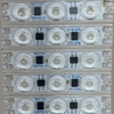 10pz Módulos Led C/ Lupa 110v Rojo Transparente