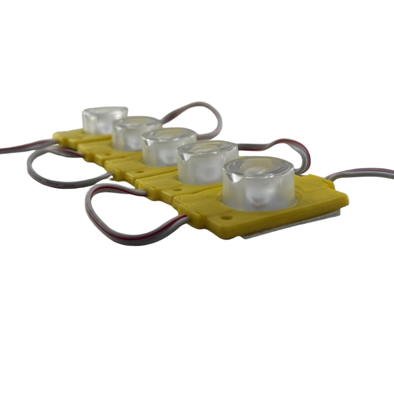 GEN- 5 pz MÓDULO SÚPER LED CON ÓPTICA 1.4W AMARILLO