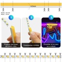 5m Tira Neon 2da Gen 12v 120l/m 6mm Amarillo Donardo