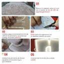 5m Tira Neon 2da Gen 12v 120l/m 6mm Amarillo Donardo