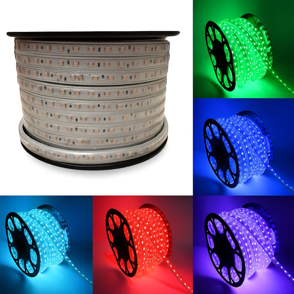 ILV- MANGUERA LED SMD5050 RGB 150M y 1 CONTROLADOR