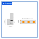 AGE- CONECTOR RECTO PARA TIRA LED 10MM