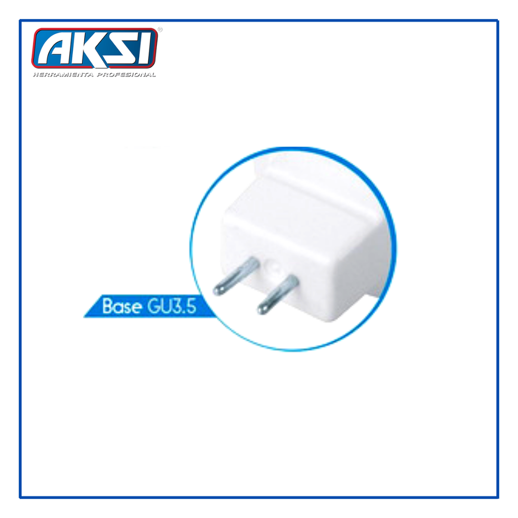 AKS- FOCO LED MR16 3W LUZ BLANCA - 127, CAJA COLOR