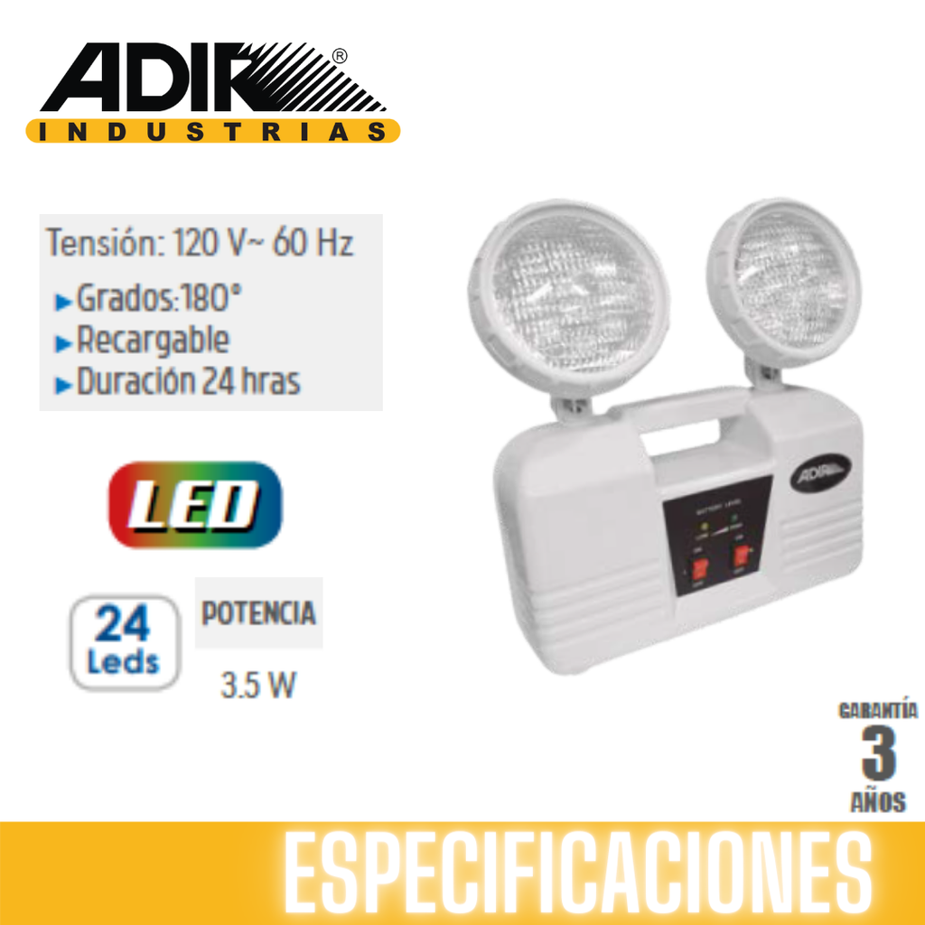 ESPECIFICACIONES