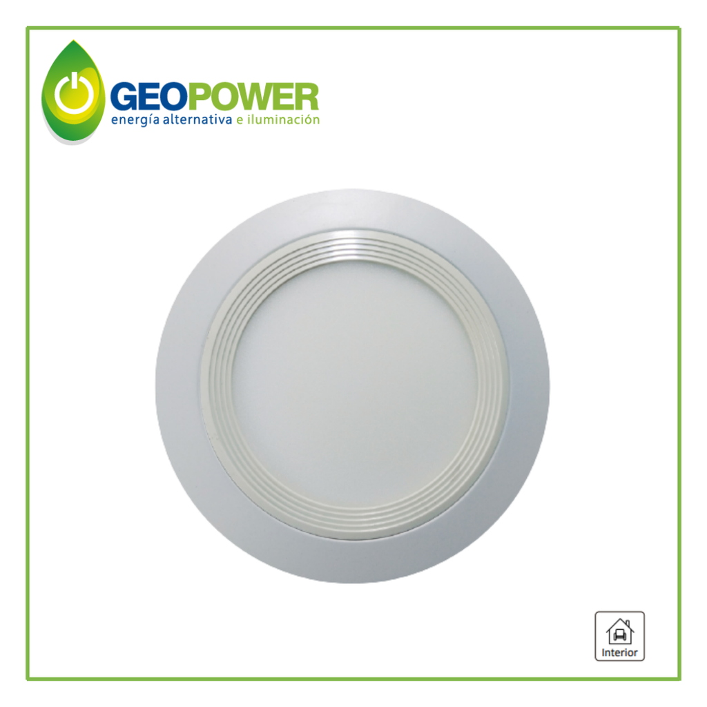 GEO- PANEL LED REDONDO SLIM 12W CALIDO