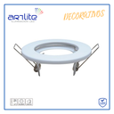 INN- EMPOTRABLE FIJO ARO METALICO BLANCO MR16