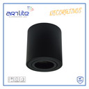 INN- LUMINARIA TECHO CILINDRO ALU NEGRO GU10