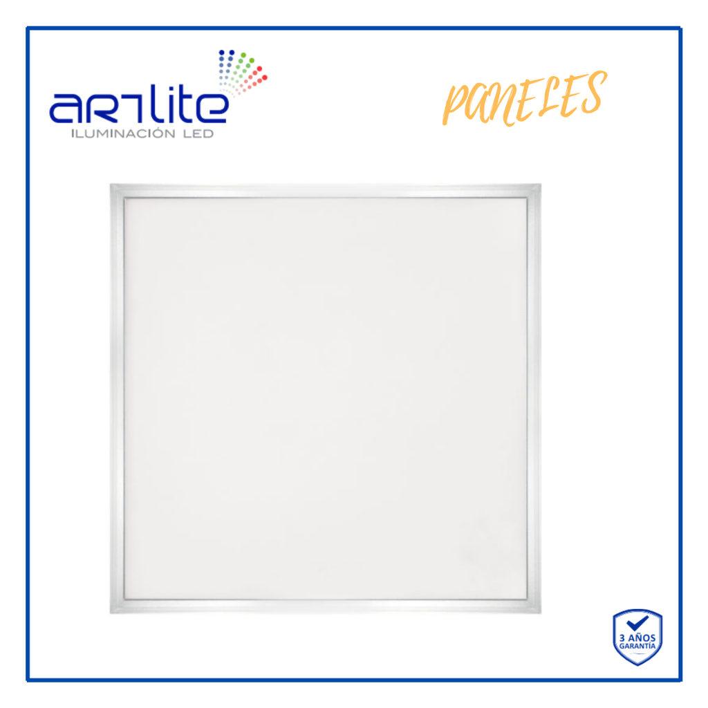 INN- PANEL LED CUADRADO SLIM 60X60CM 40W BLANCO FRIO