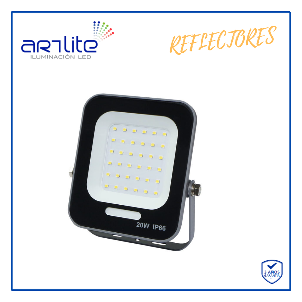 INN- REFLECTOR LED SMD CUADRADO SLIM 20W BF