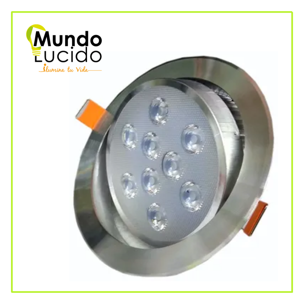 MLU- LÁMPARA REDONDA EMPOTRABLE DE LED 9W BF