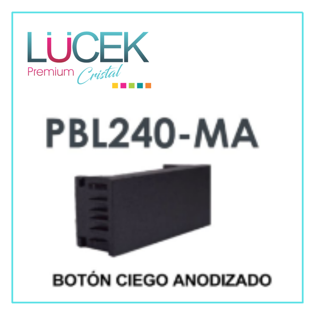 LCK- BOTÓN CIEGO ANODIZADO