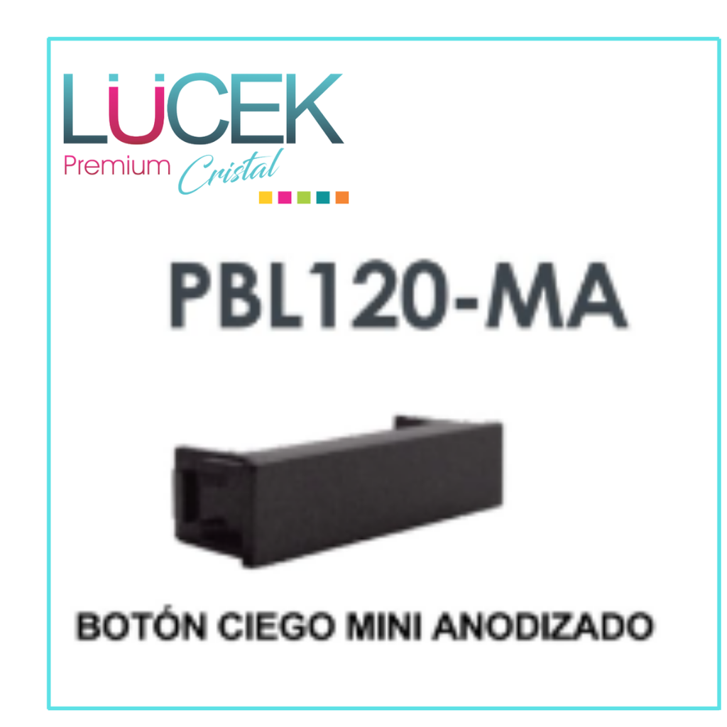 LCK- BOTÓN CIEGO MINI ANODIZADO