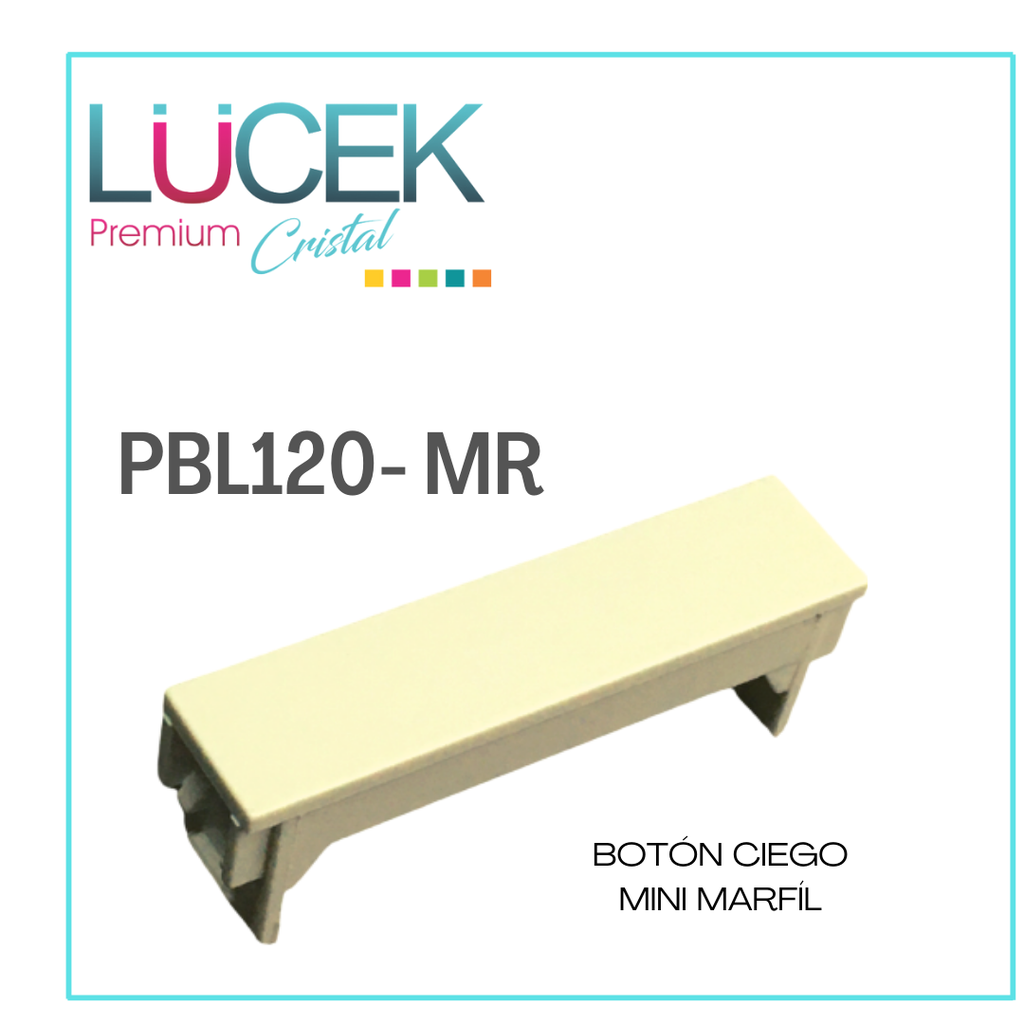 LCK- BOTON CIEGO MINI MARFIL