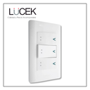 LCK- PLACA CON 3 INTERRUPTORES DE ESCALERA