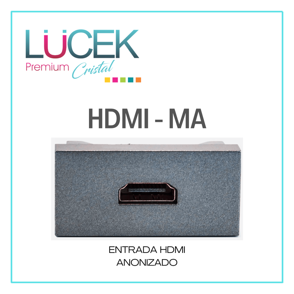 [HDMI-MA] LCK- TOMA DE CONEXIÓN HDMI ANODIZADO