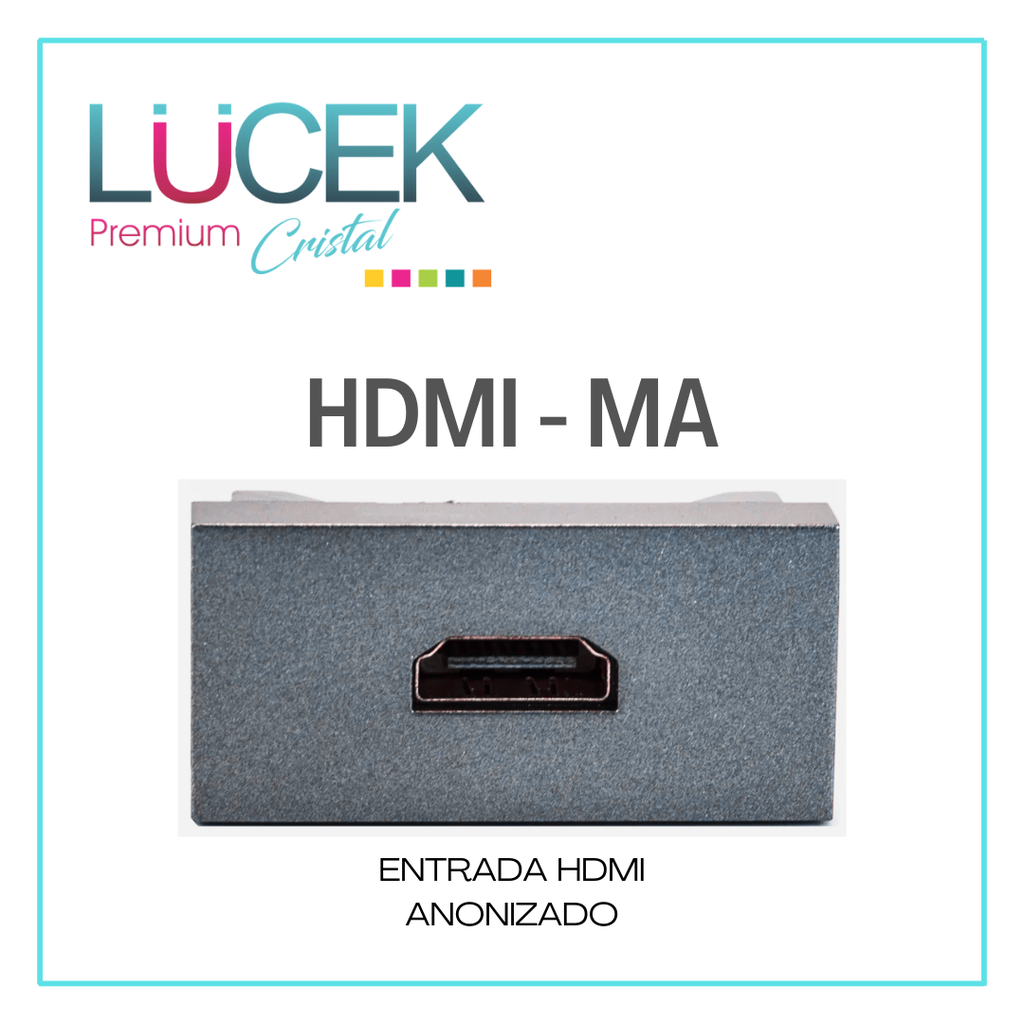 LCK- TOMA DE CONEXIÓN HDMI ANODIZADO