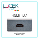 [HDMI-MA] LCK- TOMA DE CONEXIÓN HDMI ANODIZADO