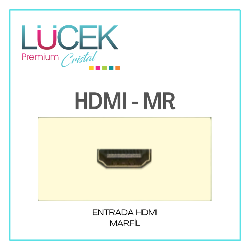 LCK- TOMA DE CONEXIÓN HDMI MARFIL