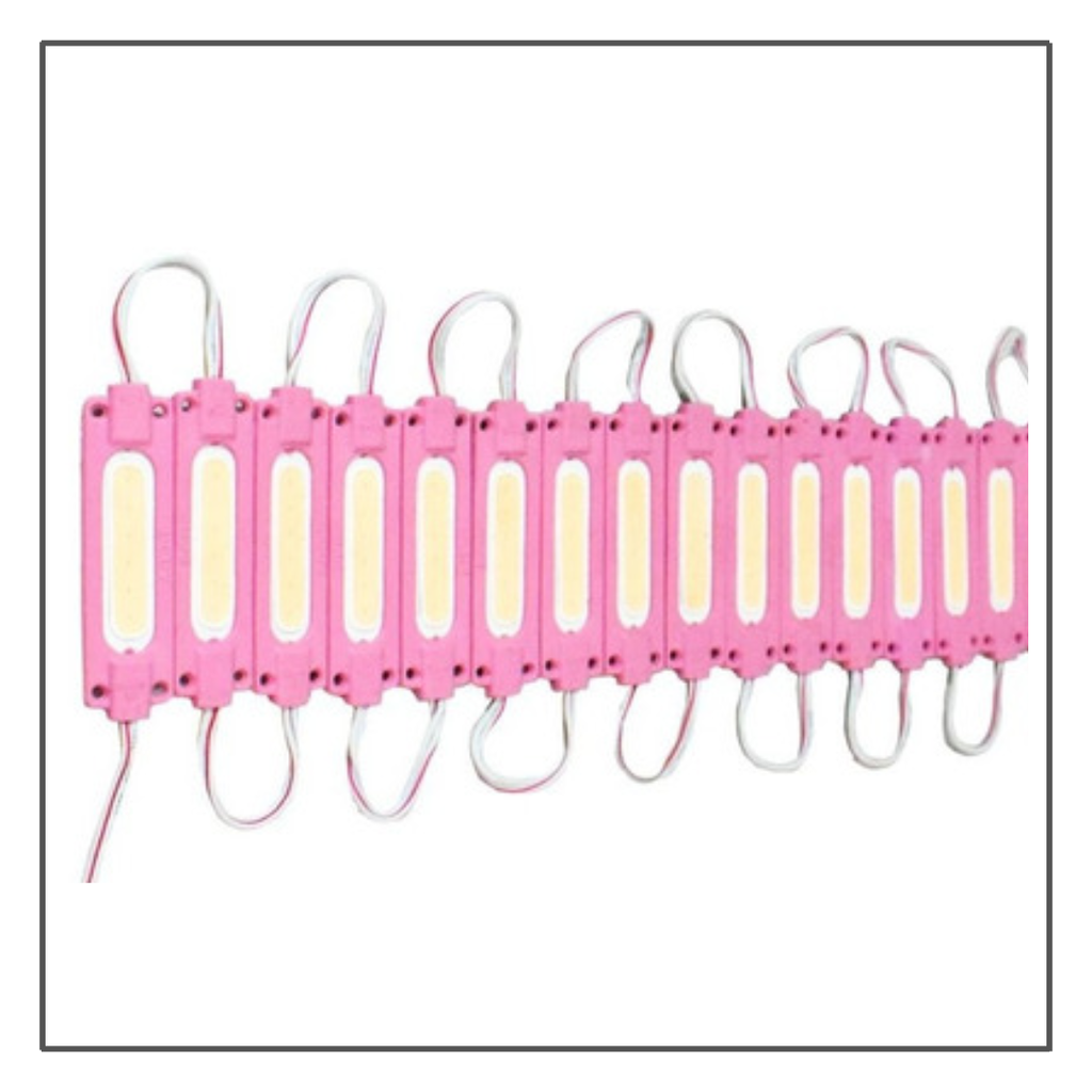 TNX- 5pz MÓDULO LED ROSA 12V