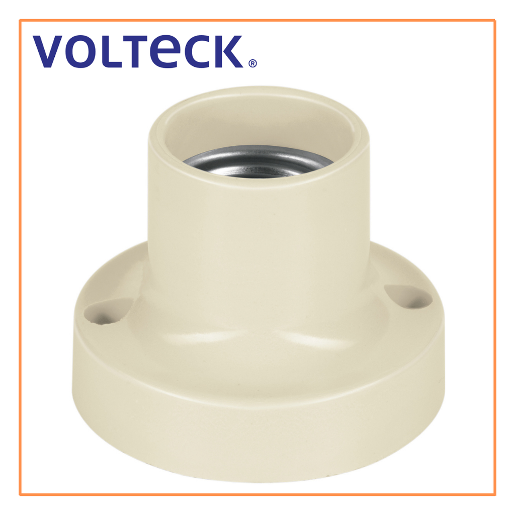 TRU- PORTALAMPARA DE BAQUELITA 2" VOLTECH
