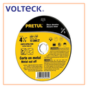 TRU- DISCO "SABLE" ACERO INOX TIPO 1 4-1 1/2" 1.6MM PRETUL