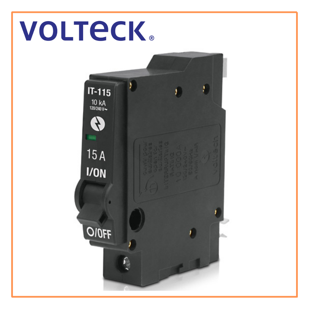 TRU- INTERRUPTOR TERMOMAGNÉTICO 1 POLO 15A, VOLTECH