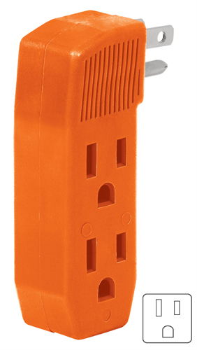 [46803] TRU- MULTICONTACTO TRIPLE ATERRIZADO, TIPO "F" REFORZADO, VOLTECH