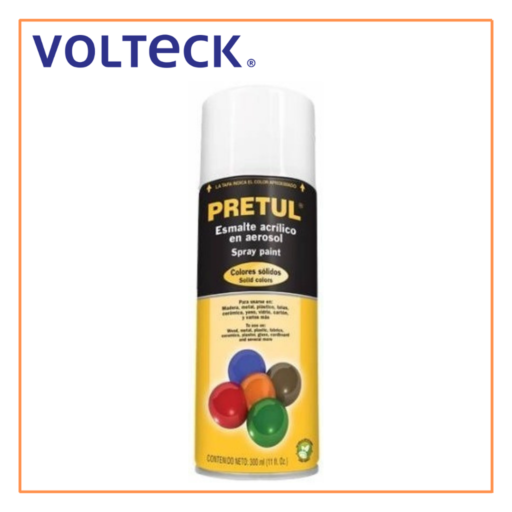 TRU- PINTURA AEROSOL, BLANCO MATE PRETUL