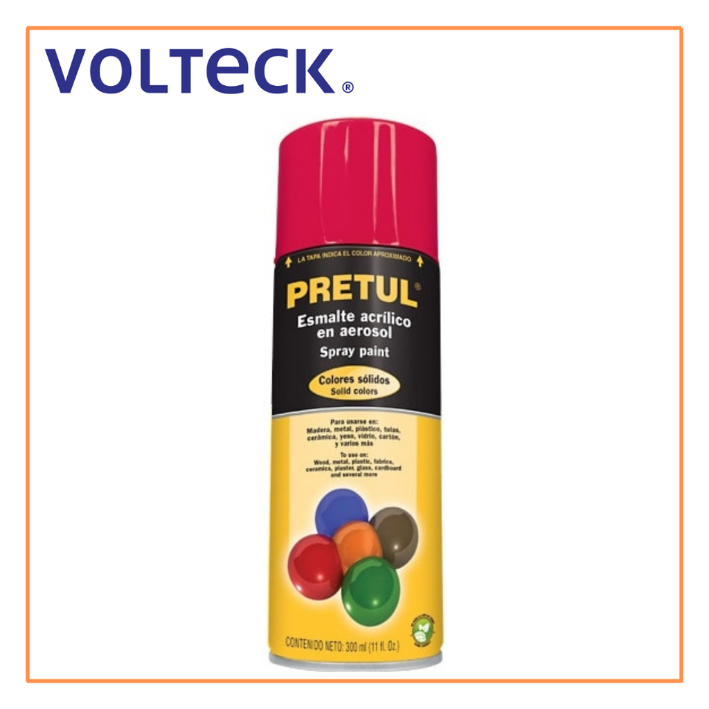 TRU- PINTURA AEROSOL, ROJO PRETUL