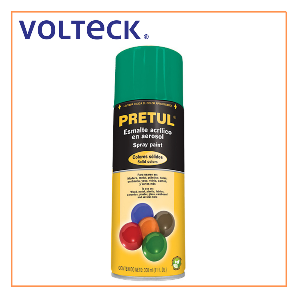 TRU- PINTURA AEROSOL, VERDE HOJA PRETUL