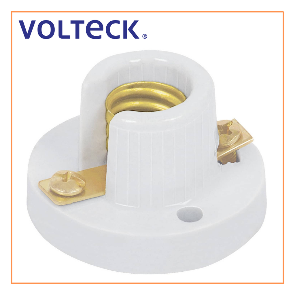 TRU- SOQUET DE PORCELANA PARA CANDÍL E12 VOLTECK