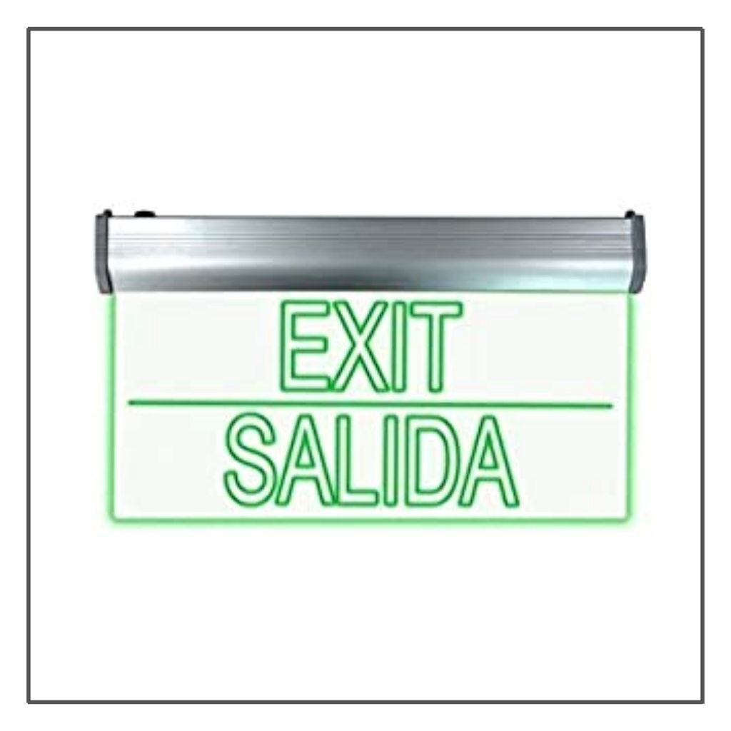 TSH- SEÑAL SALID/EXIT VERDE