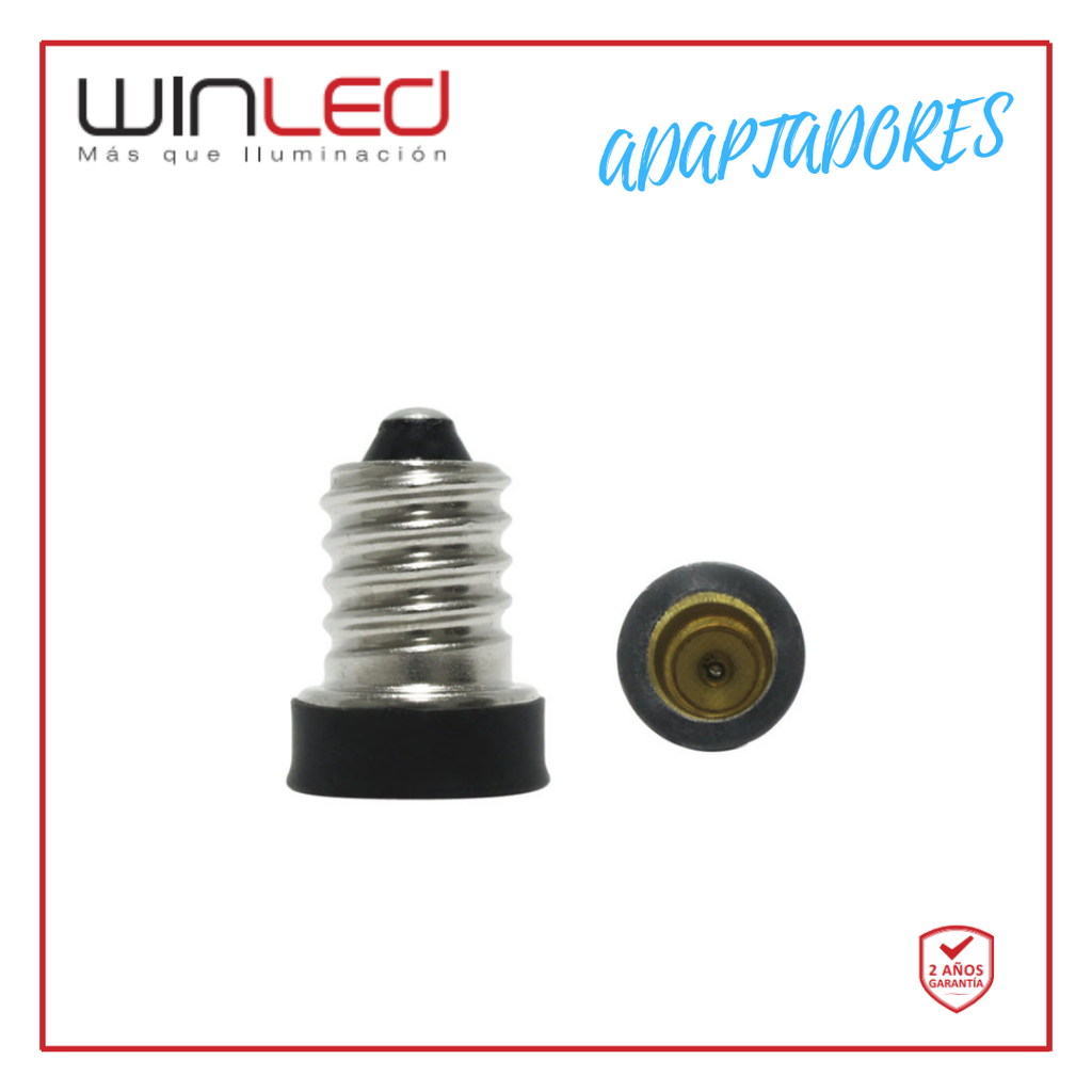 [WAD-006] WIN- ADAPTADOR DE BASE E14 A LÁMPARA E12