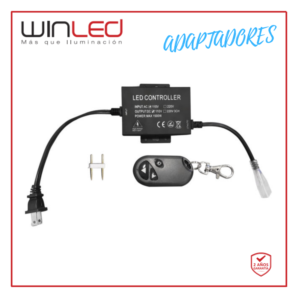 WIN- ATENUADOR INALÁMBRICO RF P/MANGUERA LED