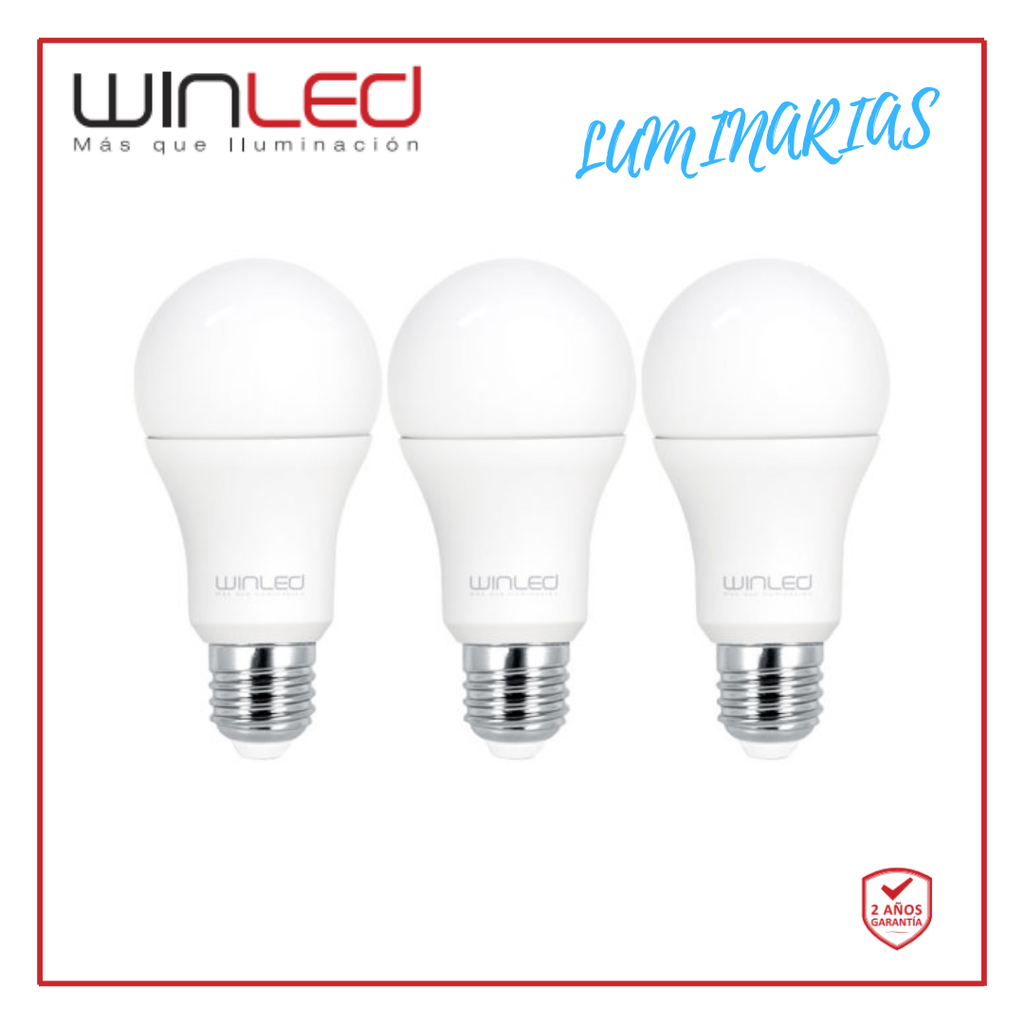 WIN- LÁMPARA 3 PACK LED BULBO E26 10W BF